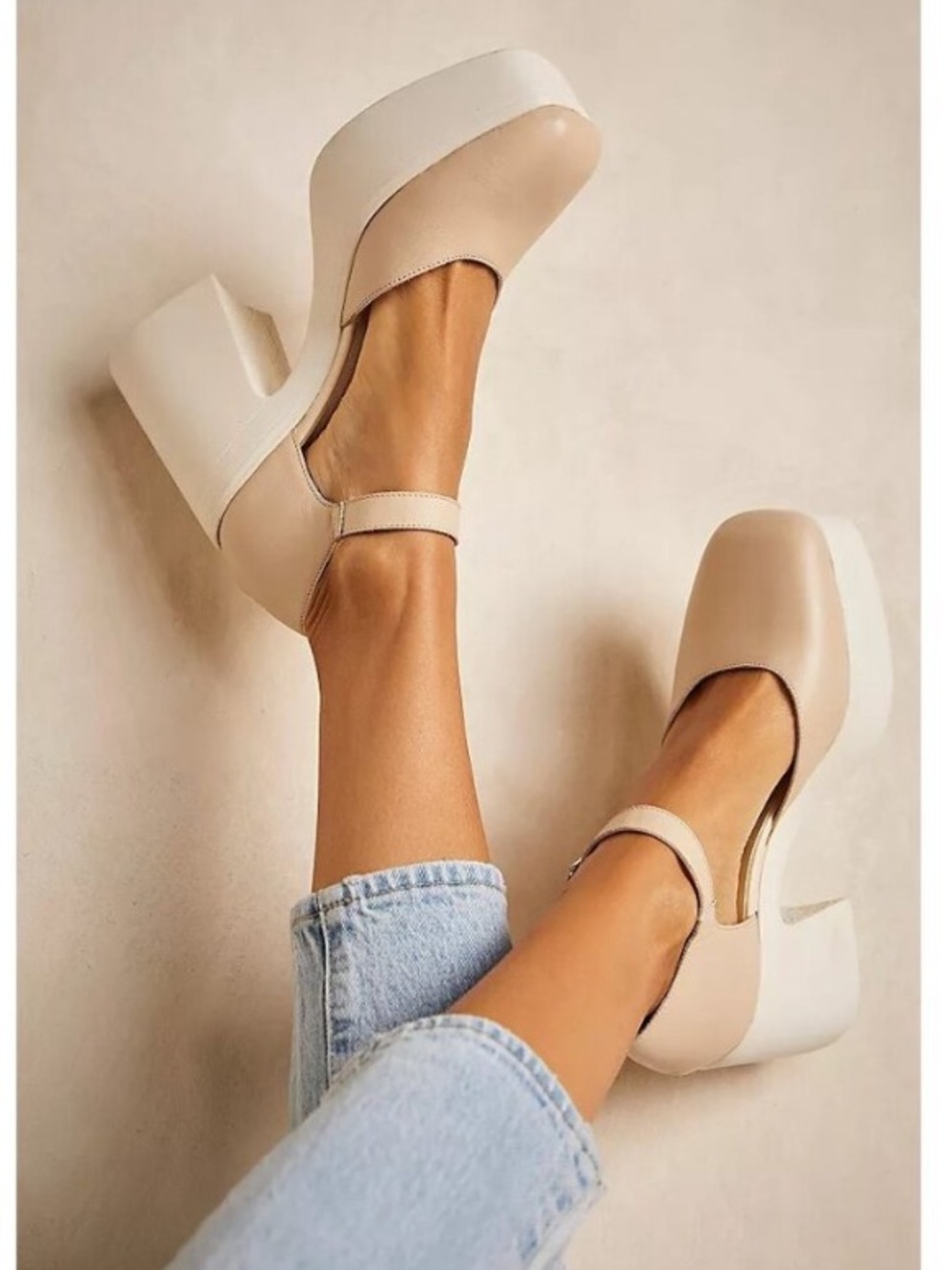 Free People Gwen Platform Mary Janes